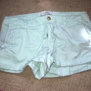Mint Green size 29 Abercrombie and Fitch shorts